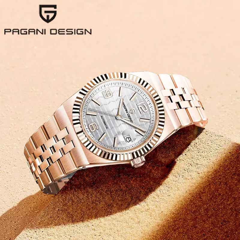 Pagani Design Land Dweller Silver Dial Men's Watch- PD-YS027